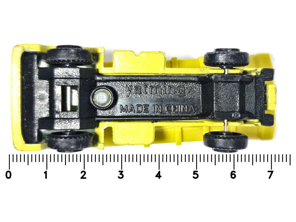 DUMP TRUCK (WYWROTKA), Yatming 1983, Die cast, Żółty, 1:64, Resoraki – zdjęcie 7