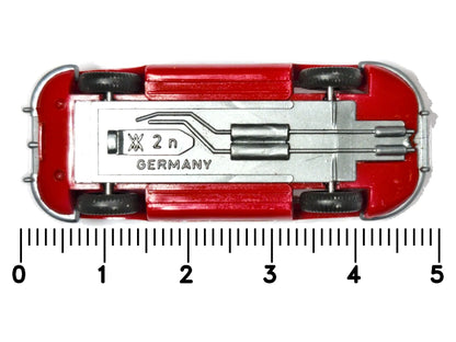 Jaguar E-Type Coupe Mini Jet Wiking '80 Czerwony 1:87 Made in Germany – zdjęcie 7