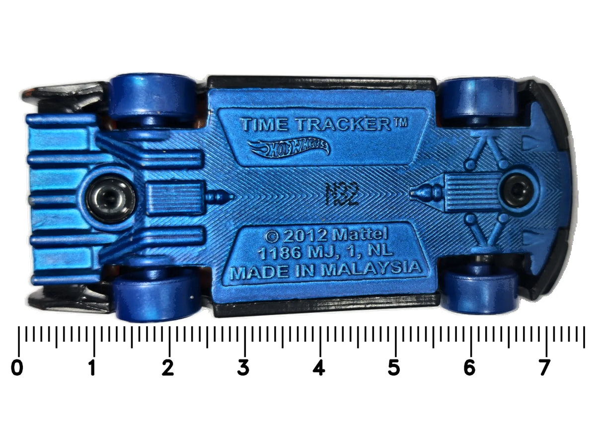 TIME TRACKER, Hot Wheels 2012, Die cast 1 NL, Czarny, 1:64, Resoraki – zdjęcie 7
