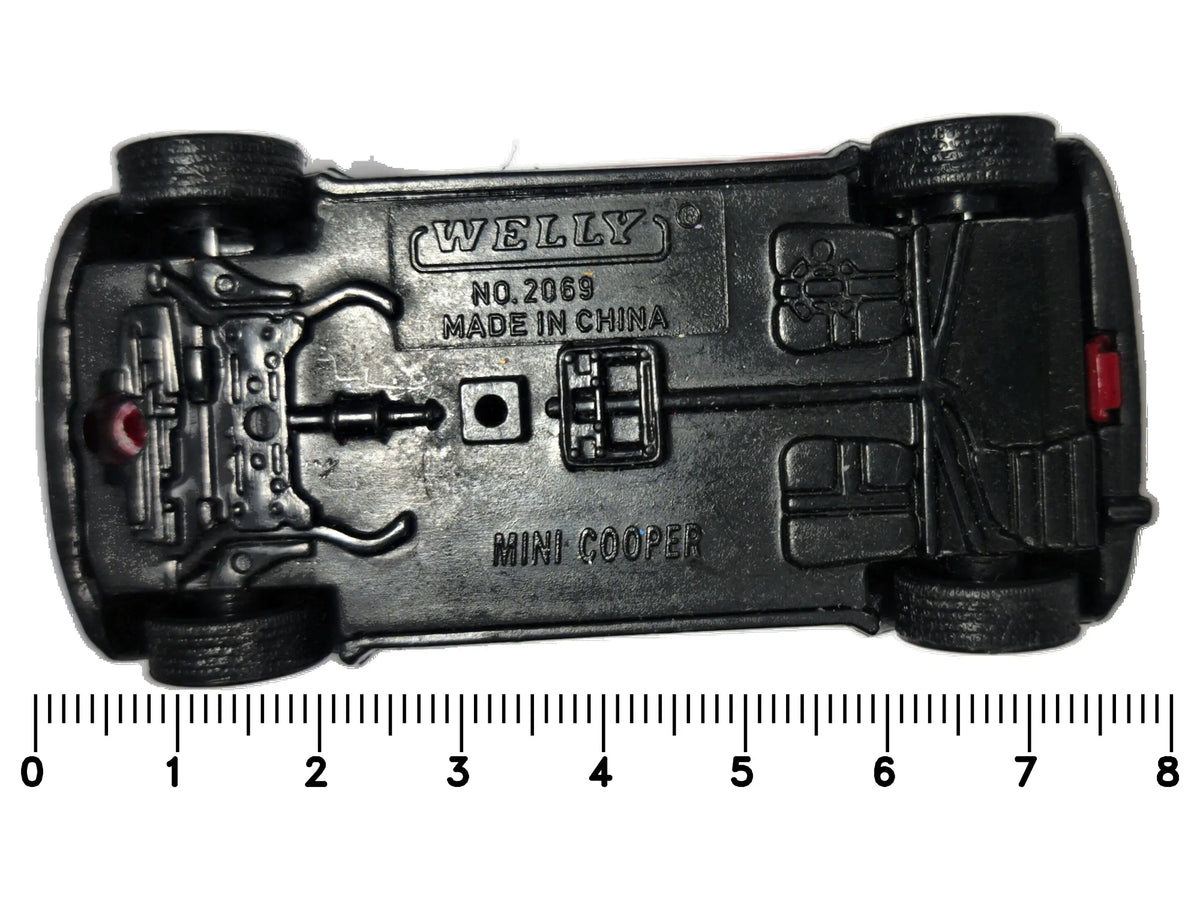 Mini Cooper Welly Czerwony 1:48 – zdjęcie 7