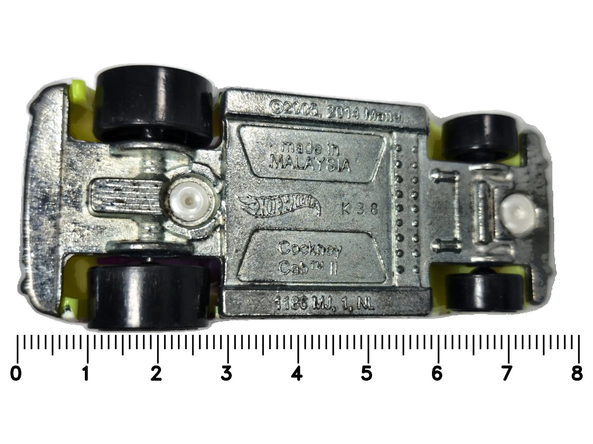 COCKNEY CAB II Hot Wheels 2005-2014 Biały 1:64 – zdjęcie 7