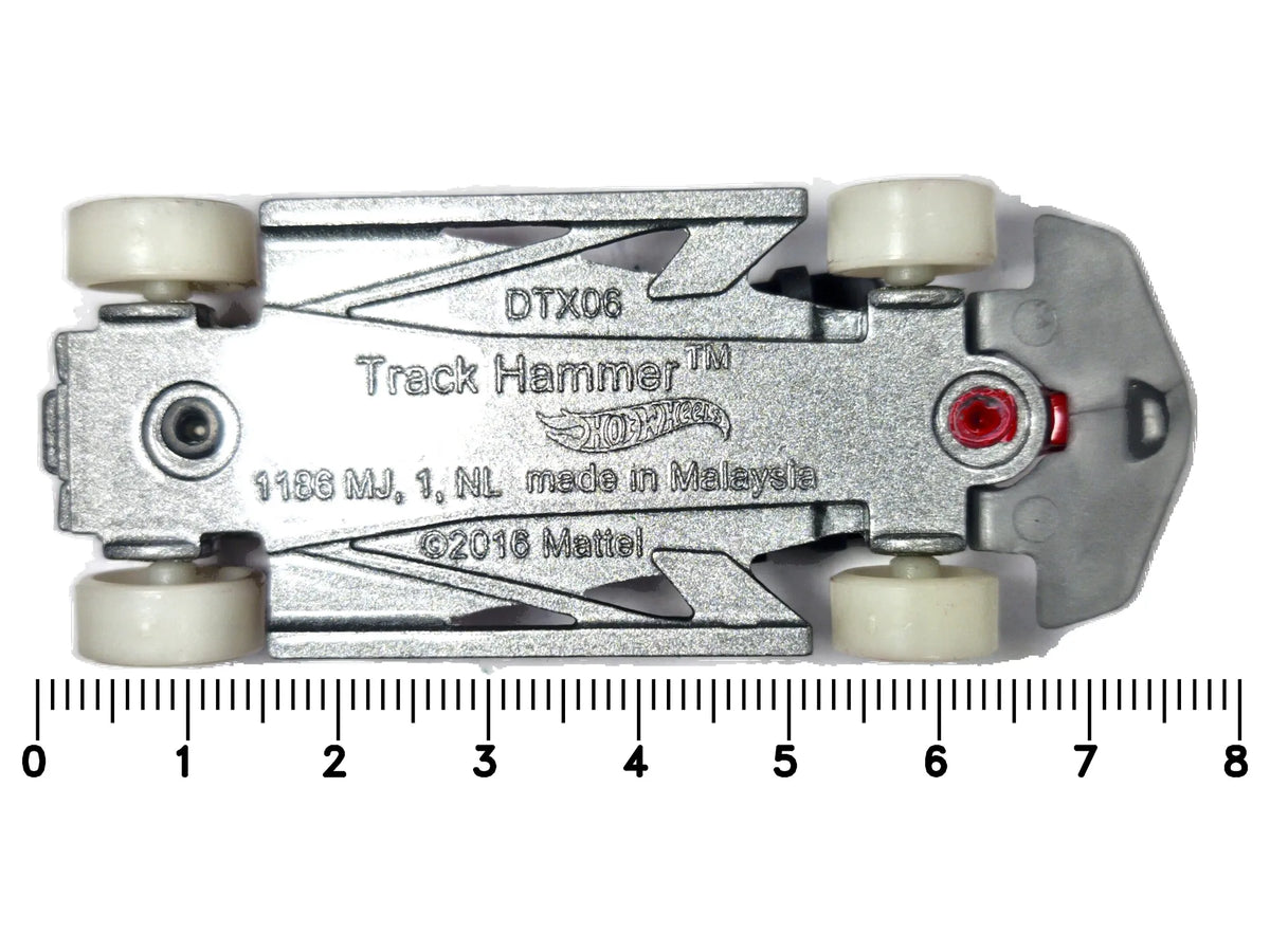 TRACK HAMMER, Hot Wheels 2016, Die cast DTX06, Czerwony, 1:64, Resoraki – zdjęcie 7