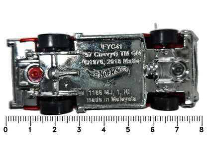 '57 Chevy Hot Wheels 1976-2018 1:64 Luzak Czerwony – zdjęcie 7