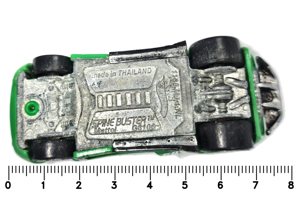 Spine Buster Hot Wheels 2006 1:64 Luzak Zielony – zdjęcie 7
