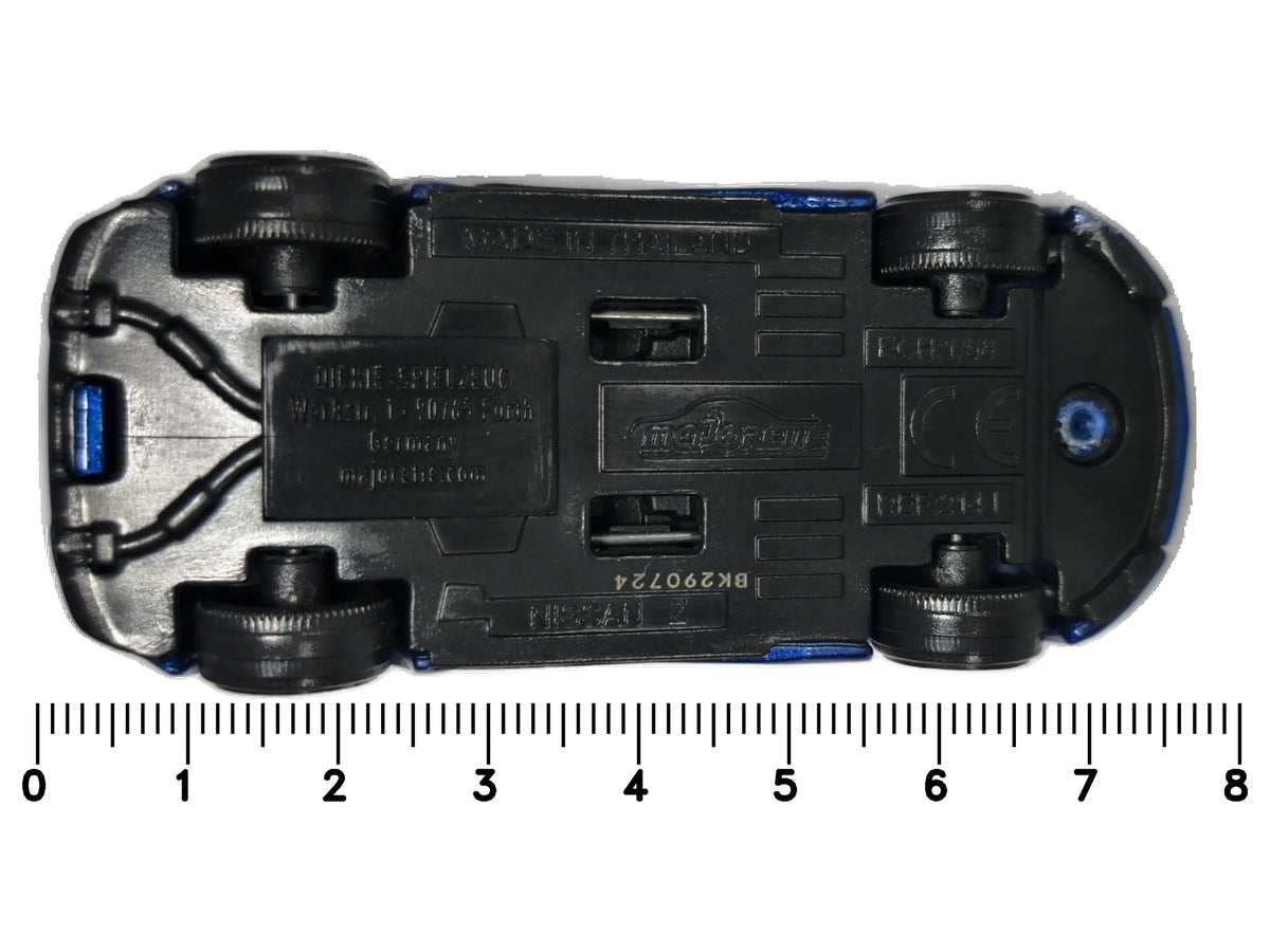 NISSAN Z, Majorette Premium, Die cast REF:2141, Niebieski, 1:63, Resoraki – zdjęcie 7