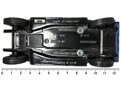 1927 Talbot Van Matchbox 1978 Niebieski 1:32 Made in England Menier – zdjęcie 7