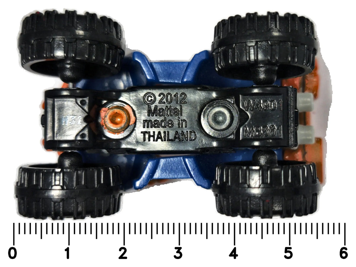 ATV QUAD, Hot Wheels 2012, Die cast MB861, Niebieski, 1:36, Resoraki – zdjęcie 7