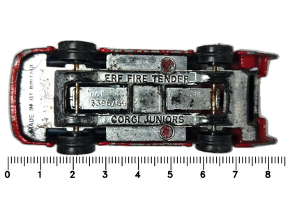 ERF FIRE TENDER, Straż pożarna, Corgi, Made in Gt Britain, No.3396/69, 1:64 – zdjęcie 7