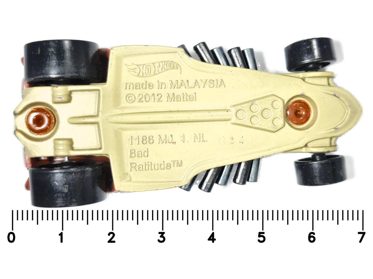 Bad Ratitude Street Beasts Hot Wheels 2012 Brązowy 1:64 – zdjęcie 7