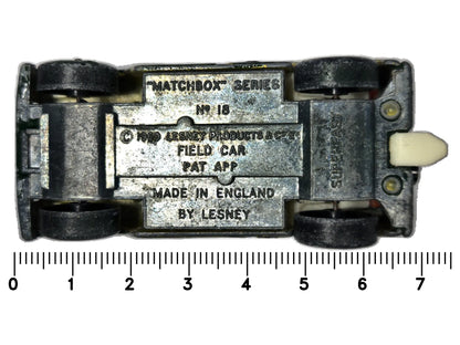 FIELD CAR Matchbox Series Matchbox 1969 Zielony 1:60 Made in England – zdjęcie 7