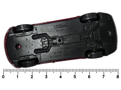Porsche Panamera Welly 1:64 Bordowy – zdjęcie 7