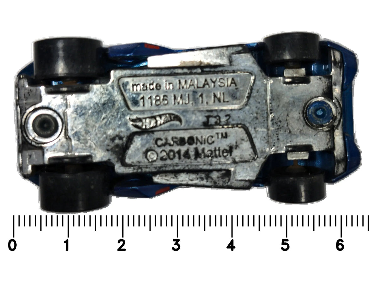 Carbonic Hot Wheels 2014 TRACK ACES 1:64 10 Luzak Niebieski – zdjęcie 7