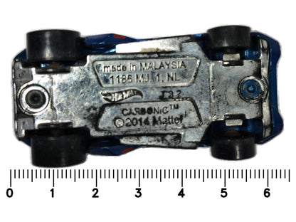 Carbonic Hot Wheels 2014 TRACK ACES 1:64 10 Luzak Niebieski – zdjęcie 7