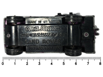 LAND ROVER, Corgi Juniors, Made in Gt Britain, Die cast 3396/69 Fiolet 1:64 – zdjęcie 7