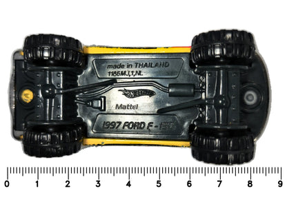 1997 FORD F-150 Hot Wheels Żółty 1:64 – zdjęcie 7