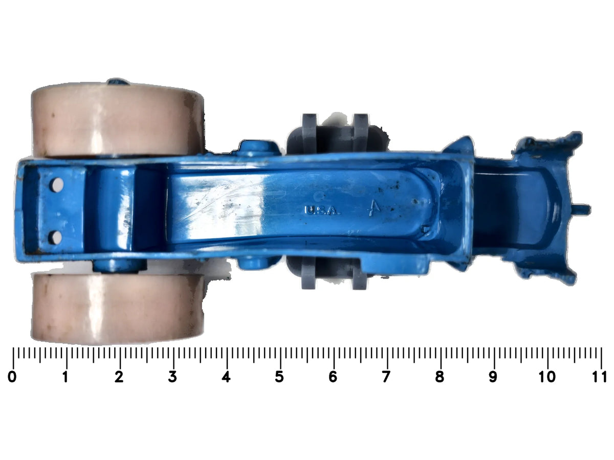 TRAKTOR ROLNICZY, Manoli Made in USA, Bakelit, Niebieski, 1:32, Resoraki – zdjęcie 7