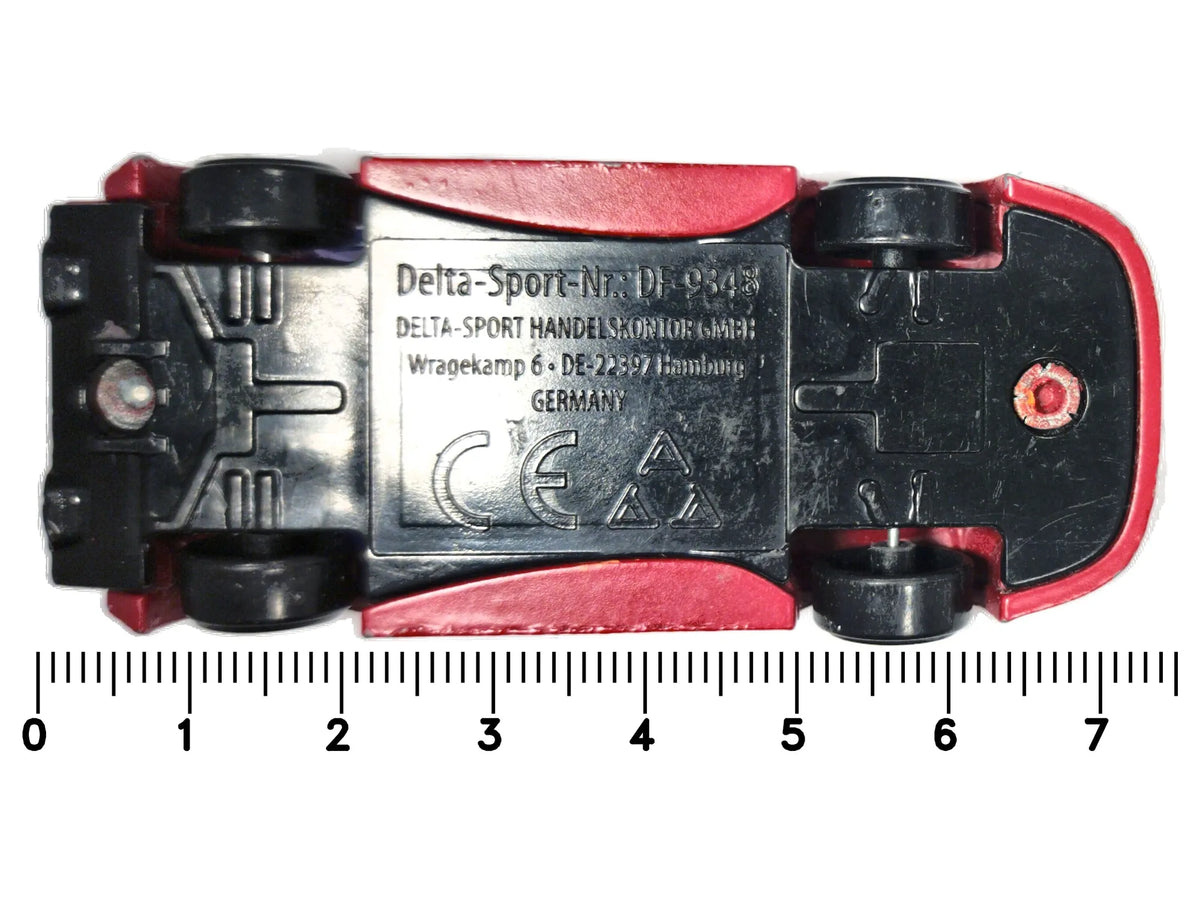 CONCEPT CAR, Delta-Sport, Made in Germany, DF-9348, Bordowy, 1:64 Resoraki – zdjęcie 7
