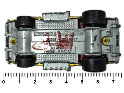 DODGE CHALLENGER, Matchbox 1975, Die cast, Żółty, 1:72, Resoraki – zdjęcie 7