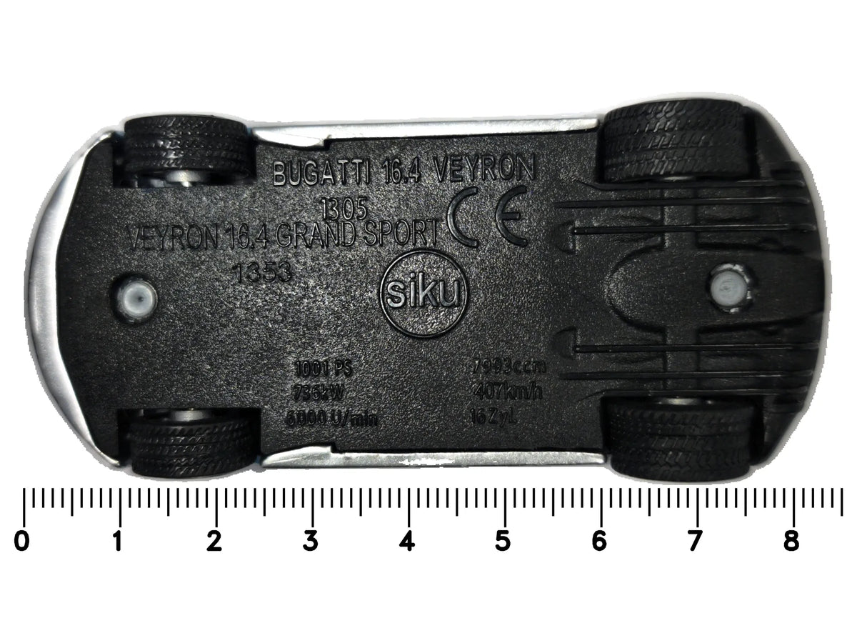 Bugatti Veyron 16.4 Grand SIKU 1:55 Luzak Niebieski – zdjęcie 7