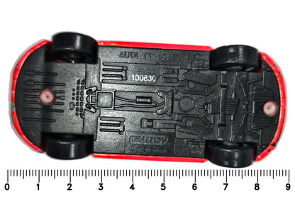 AUDI TT RS COUPE, Realtoy, Die cast 190E3G Jaskrawy Czerwony 1:64, Resoraki – zdjęcie 7
