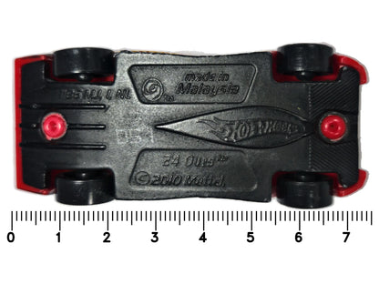 24 OURS, Hot Wheels 2010, Die cast 1 NL, Czerwony, 1:64, Resoraki – zdjęcie 7