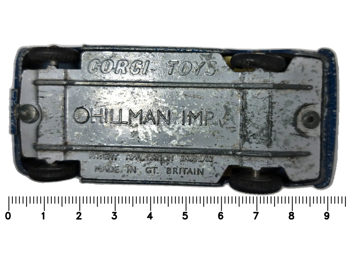 HILLMAN IMP Corgi '70 Niebieski 1:43 Made in Gt Britain – zdjęcie 7