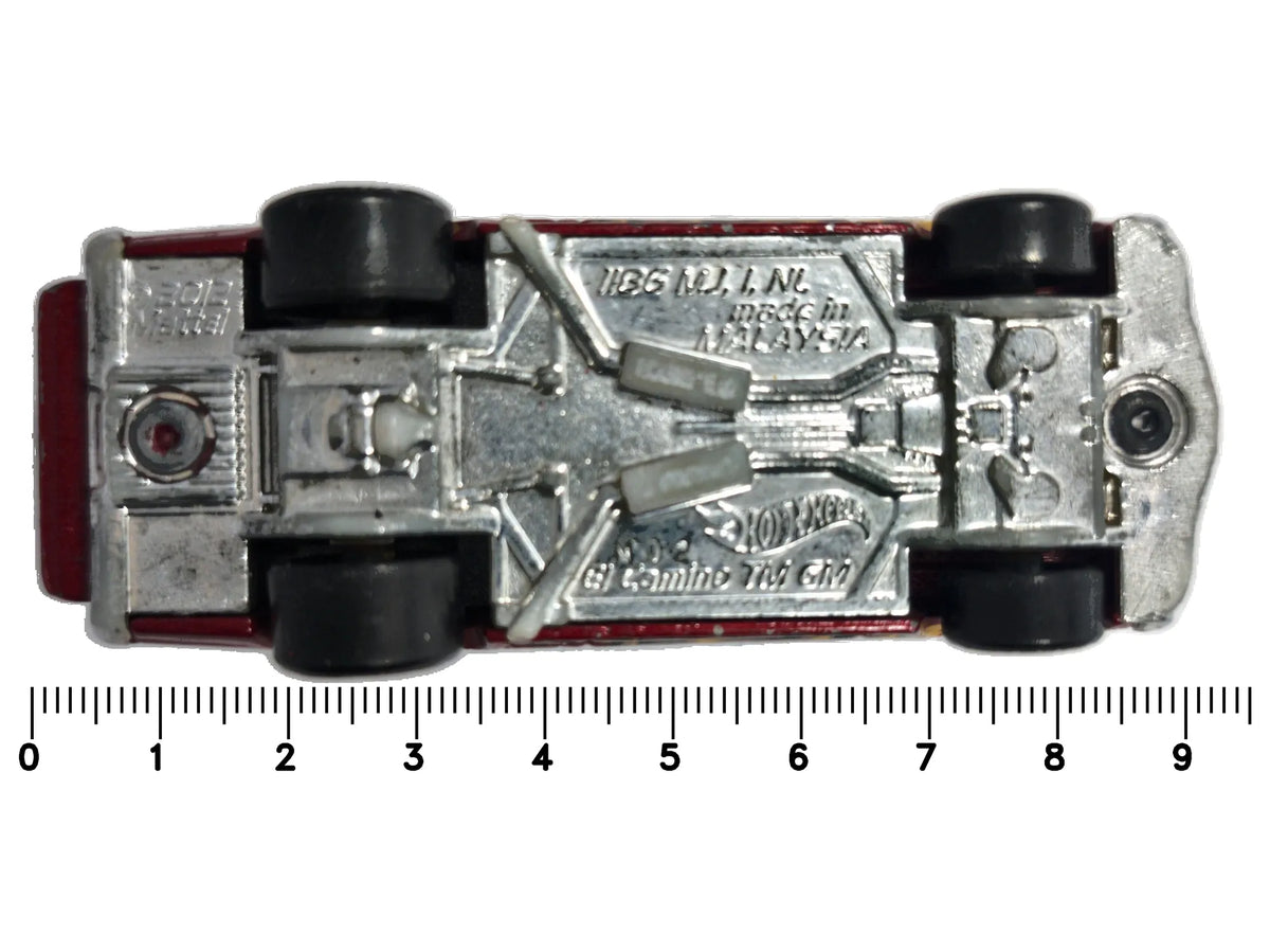 CUSTOM '71 EL CAMINO, Hot Wheels 2012, Die cast, Czerwony, 1:64, Resoraki – zdjęcie 7