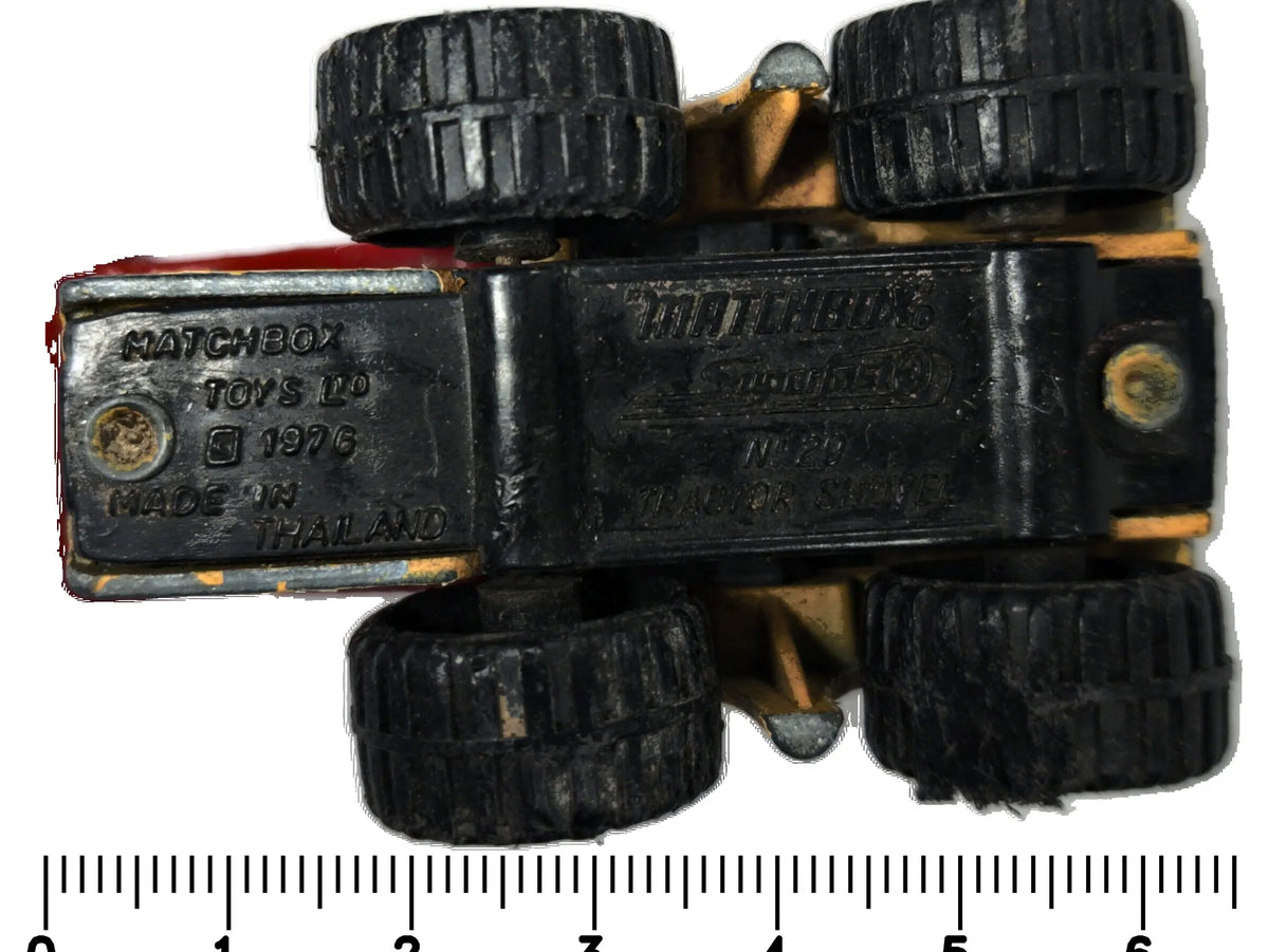 Tractor Shovel Matchbox 1976 Superfast 1:64 Made in England Ładowarka Luzak – zdjęcie 7