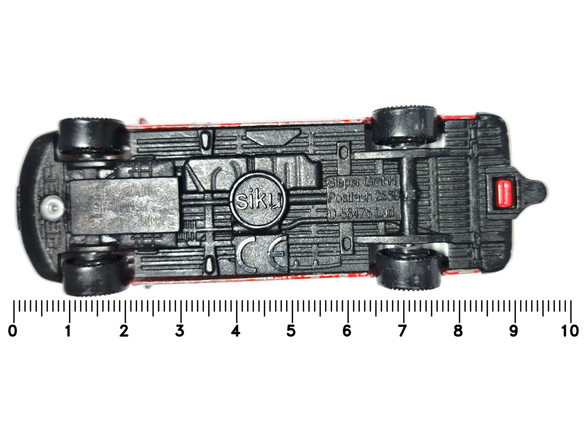 Mercedes-Benz Sprinter, Siku, Made in Germany, Die cast, Czerwony, 1:55 – zdjęcie 7
