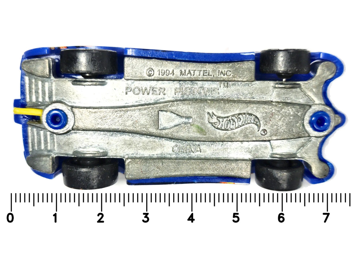 Power Pistons Hot Wheels 1994 Niebieski 1:64 – zdjęcie 7