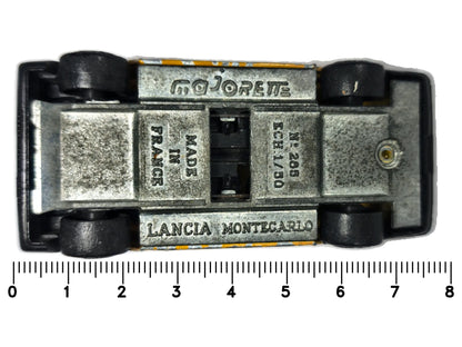 LANCIA MONTECARLO Majorette Made in France ok 1975, NO.285 Musztardowy 1:50 – zdjęcie 7
