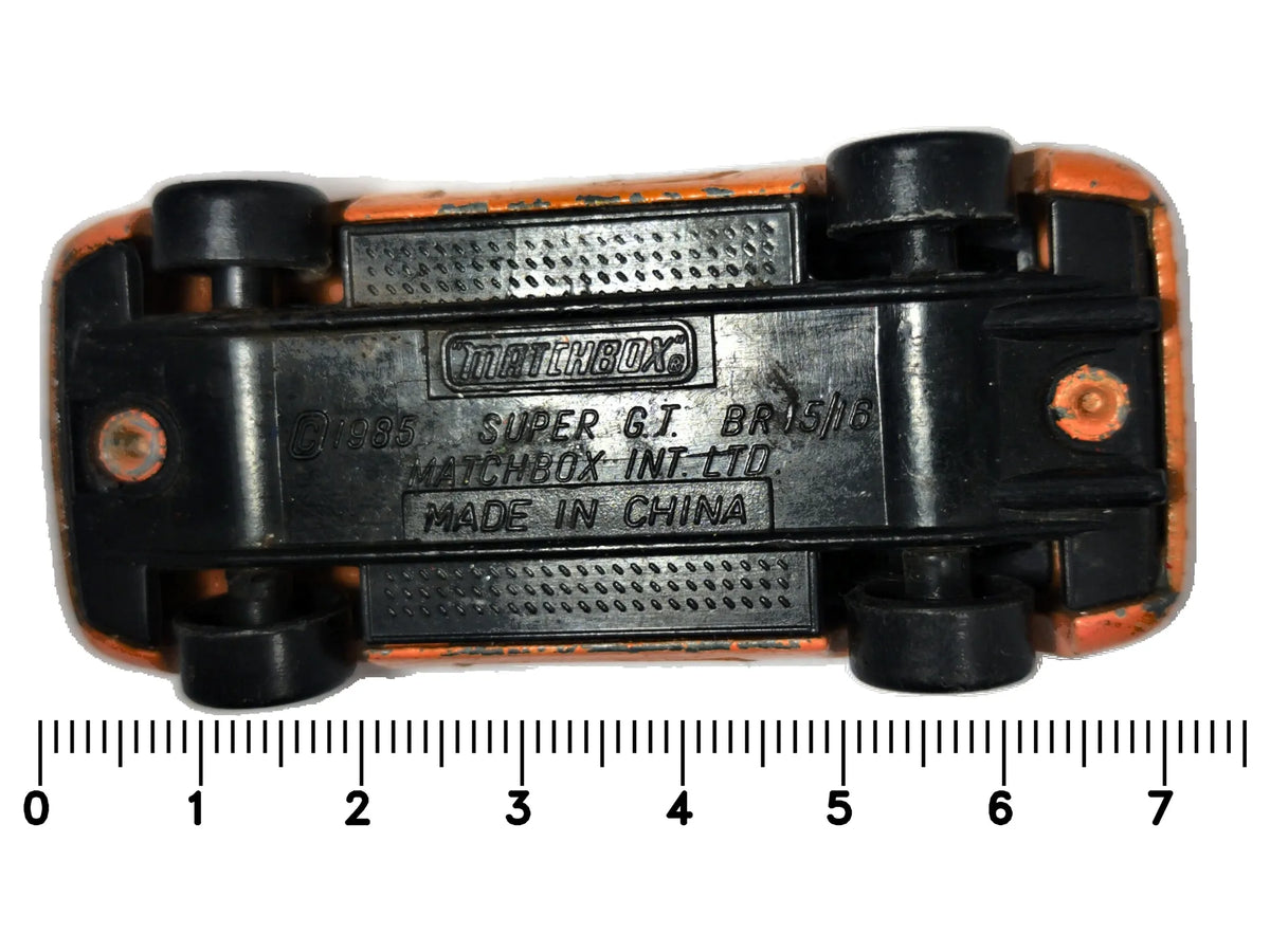 SUPER G.T. #28 Matchbox 1985 Pomarańczowy 1:64 – zdjęcie 7