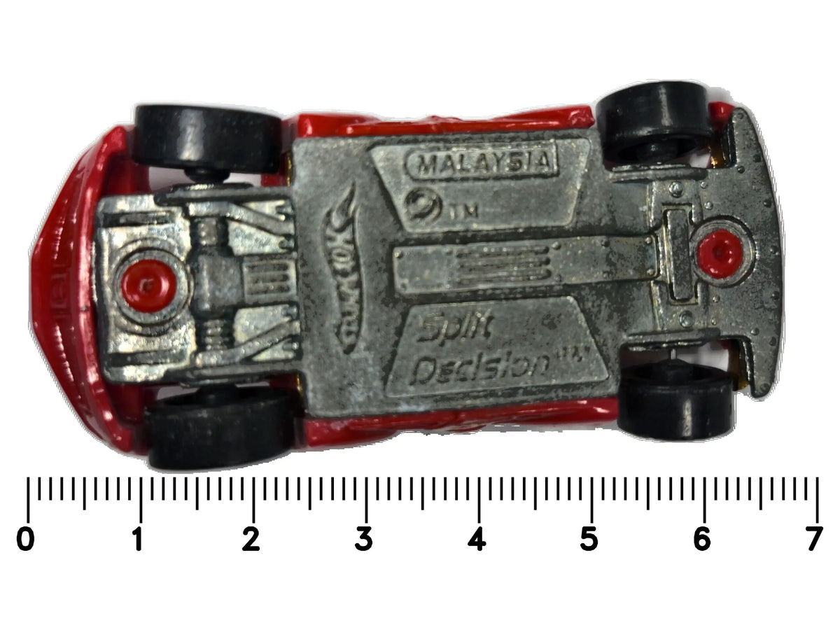 Split Decision Hot Wheels 1:64 Luzak Czerwony – zdjęcie 7