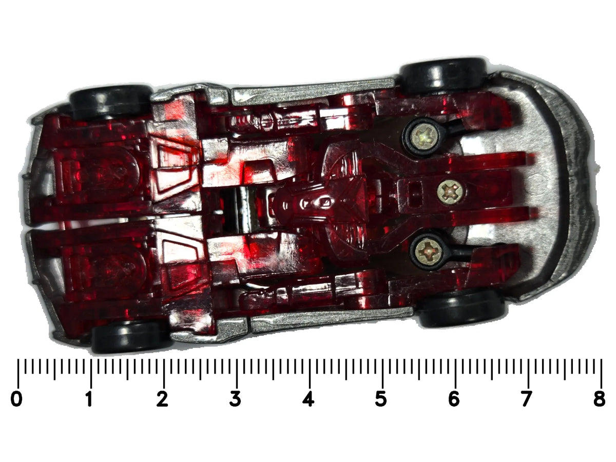 Lamborghini Gallardo Transformers Hasbro Srebrny 1:55 – zdjęcie 7