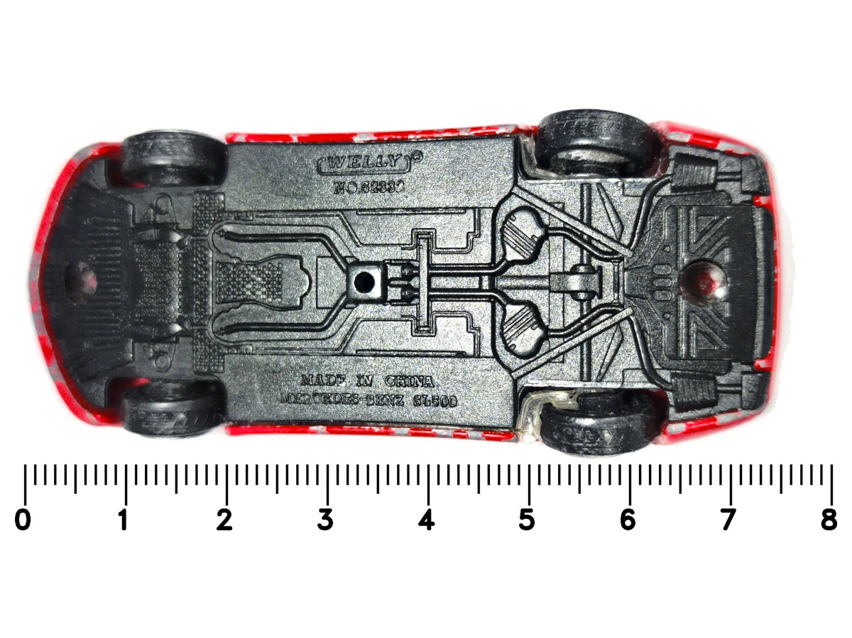 Mercedes-Benz Sl500 Welly Czerwony 1:62 – zdjęcie 7