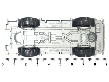 CITY BUS Matchbox 2004 Biały 1:120 – zdjęcie 7