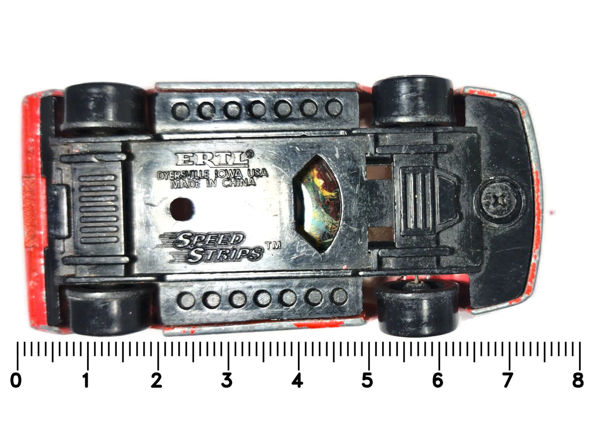 Ferrari Testarossa, SPEED STRIPS, Ertl, Die cast, Czerwony, 1:64, Resoraki – zdjęcie 7