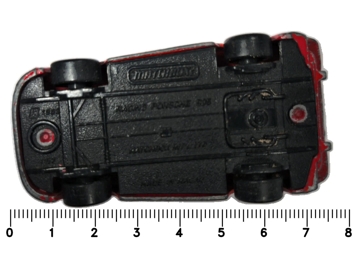 Porsche 935 Turbo Matchbox 1:64 Made in France Luzak Czerwony – zdjęcie 7