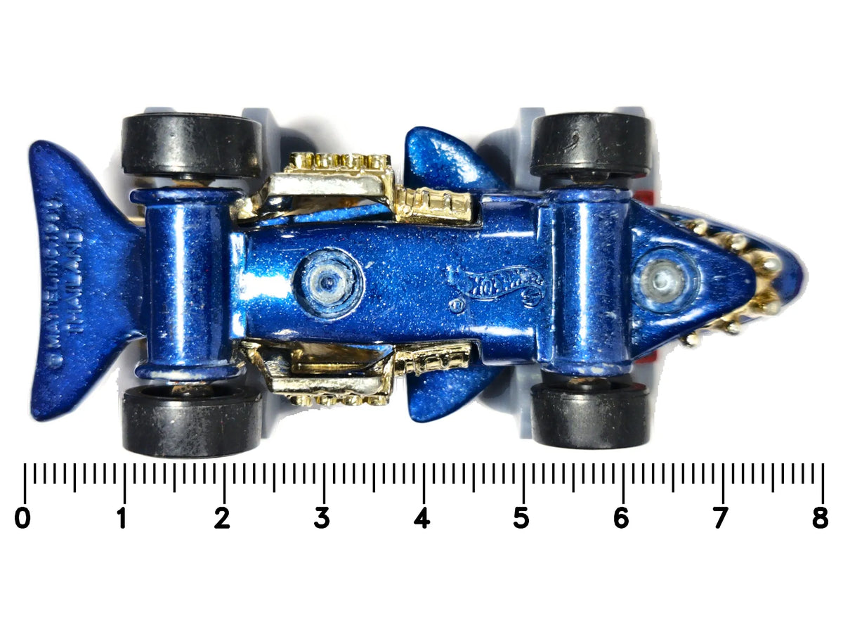SHARKRUISER "MONSTER ACTION" Hot Wheels 2004 Niebieski 1:64 – zdjęcie 7