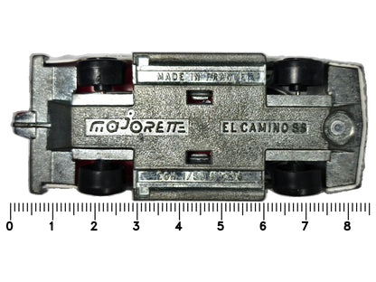 El Camino Ss Majorette '70 Biały 1:59 Made in France 2xMetal – zdjęcie 7