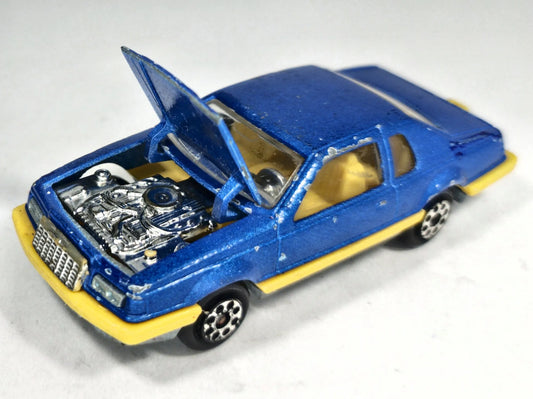 FORD THUNDERBIRD Majorette '70 Niebieski 1:67 Made in France – zdjęcie 2