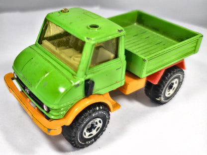 Ciężarówka MERCEDES-BENZ UNIMOG SIKU '80 Zielony 1:50 Made in West Germany – zdjęcie 2