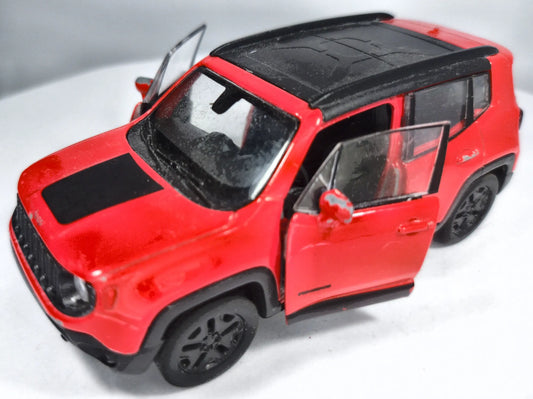 Jeep Renegade Trailhawk Kinsmart Czerwony 1:32 – zdjęcie 2