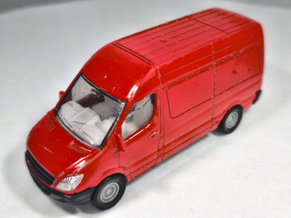 Mercedes-Benz Sprinter, Siku, Made in Germany, Die cast, Czerwony, 1:55 – zdjęcie 2