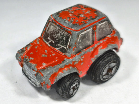 Mini Cooper Polistil 1:51 Made in Italy Luzak Czerwony – zdjęcie 2