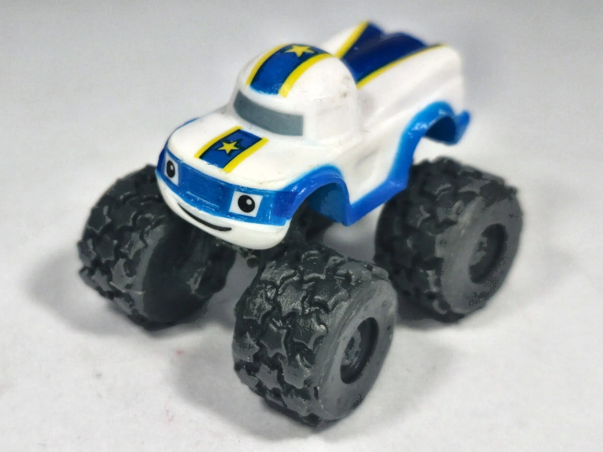 DARINGTON, BLAZE I MEGA MASZYNY, Fisher Price Viacom 2018, Biały, 1:64 – zdjęcie 2