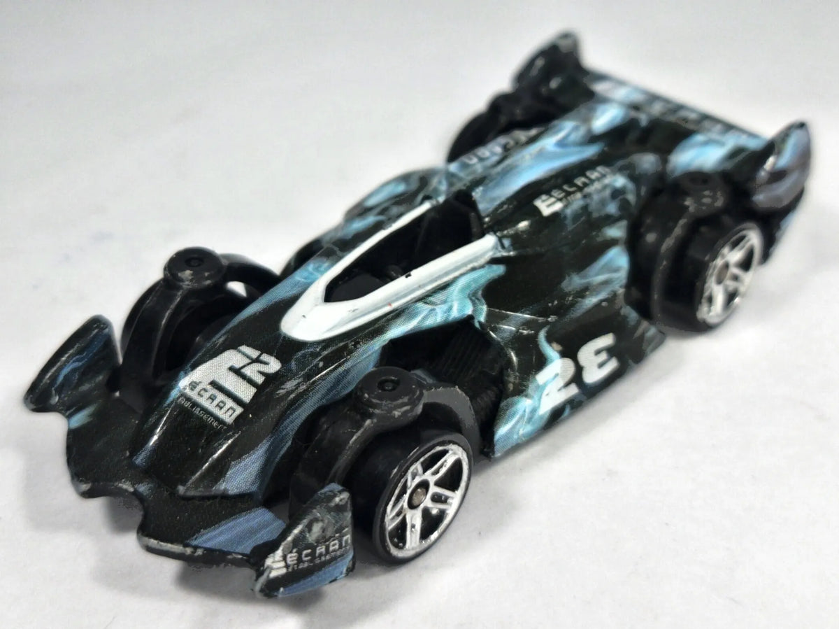 X RACE CAR GRAY GHOST Hot Wheels 2008 Czarny 1:64 – zdjęcie 2