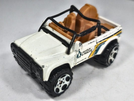 Jeep Wrangler Matchbox 1998 1:55 MCH RESCUE Luzak Biały – zdjęcie 2