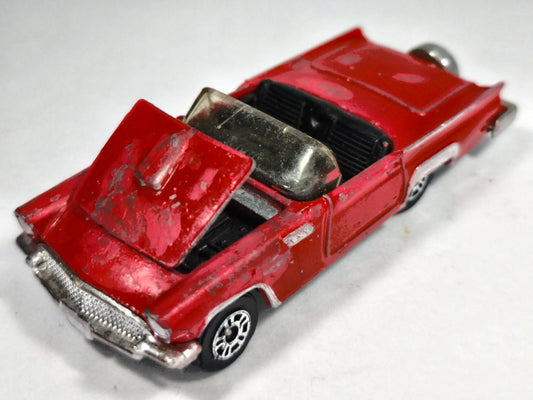 Ford Thunderbird Corgi 1980 Czerwony 1:64 Made in Great Britain – zdjęcie 2