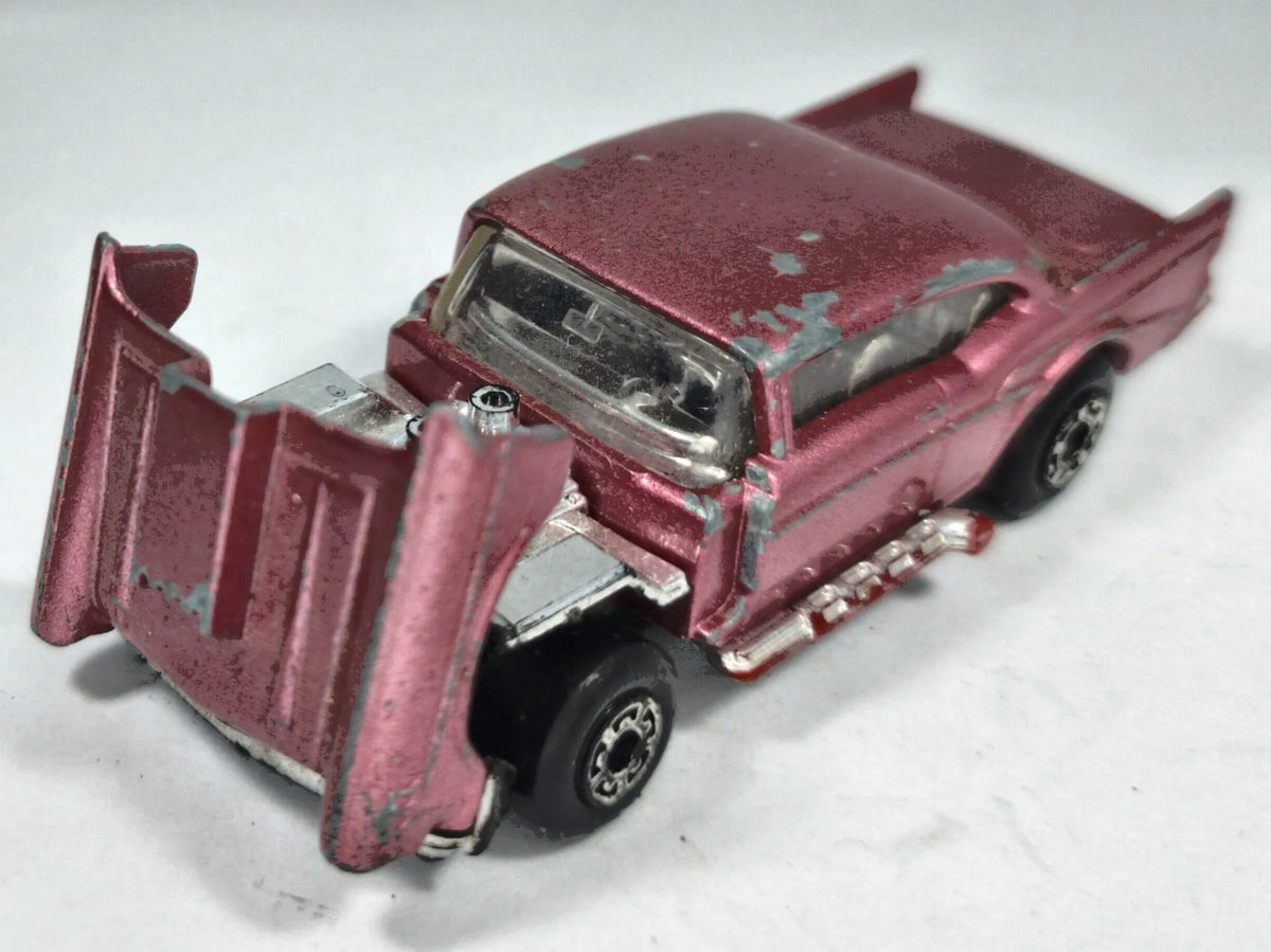 '57 Chevy Superfast Matchbox 1979 Różowy 1:64 Made in England – zdjęcie 2